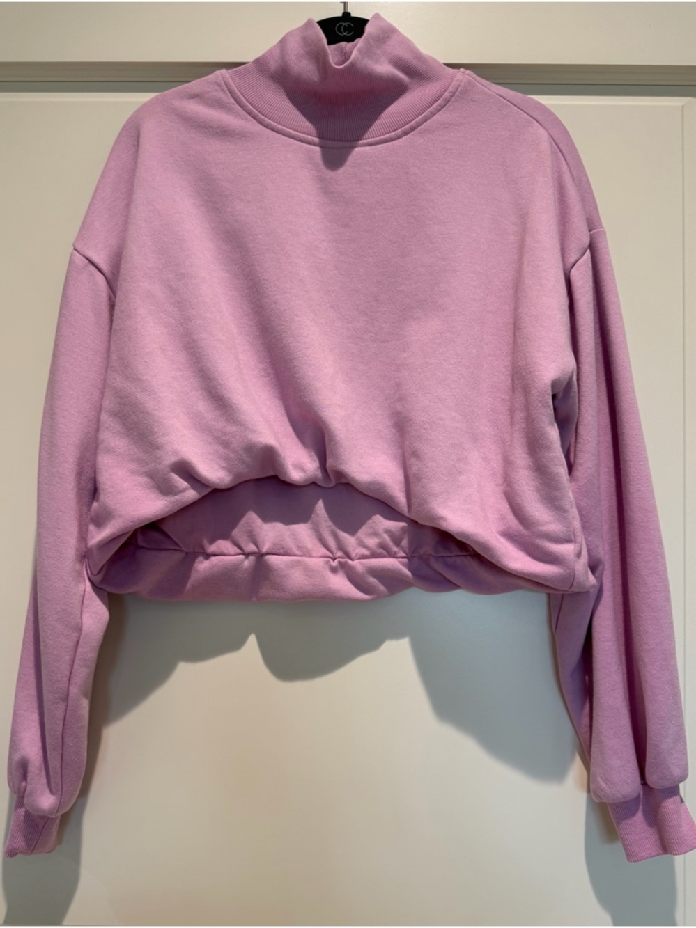 Anthropologie Pilcro Funnel Neck Bubble Hem Pullover - Size XS - Light lavender - Picture 4 of 8